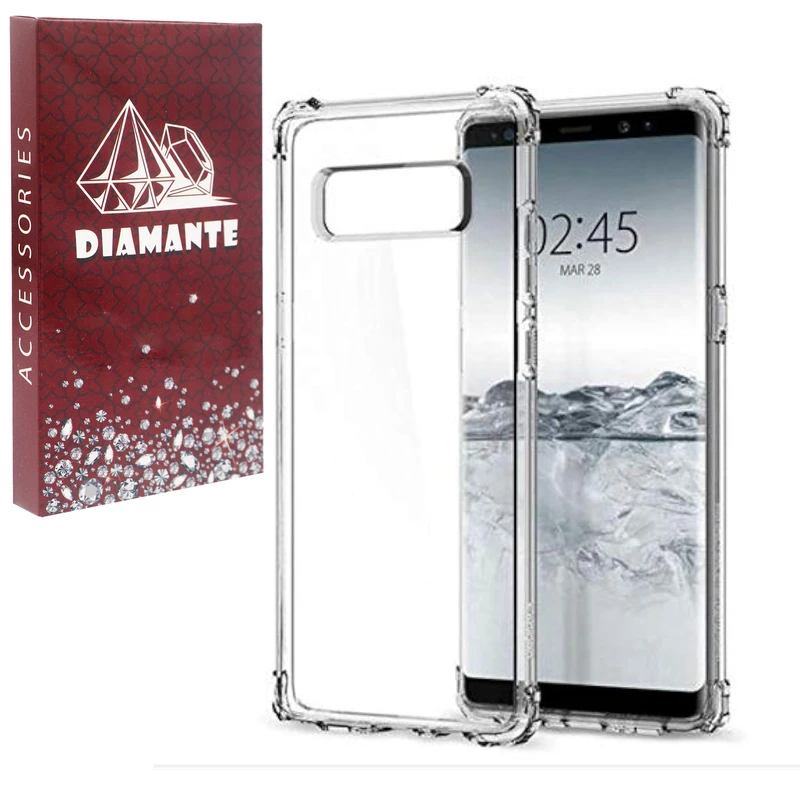 کاور دیامانته مدل بی رنگ مناسب برای گوشی موبایل سامسونگ Galaxy Note 8