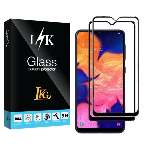 محافظ صفحه نمایش ال کا جی مدل LK Glass مناسب برای گوشی موبایل سامسونگ Galaxy A20 بسته سه عددی