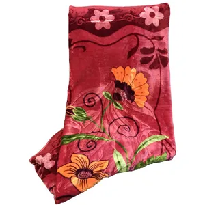 پتو نرمینه بافت مدل نگین کد NN3830 سایز 215x155 سانتی‌متر