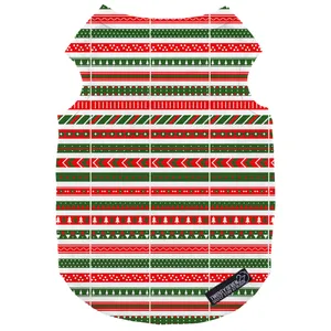 لباس سگ و گربه 27 طرح Christmas Pattern کد MH680 سایز L