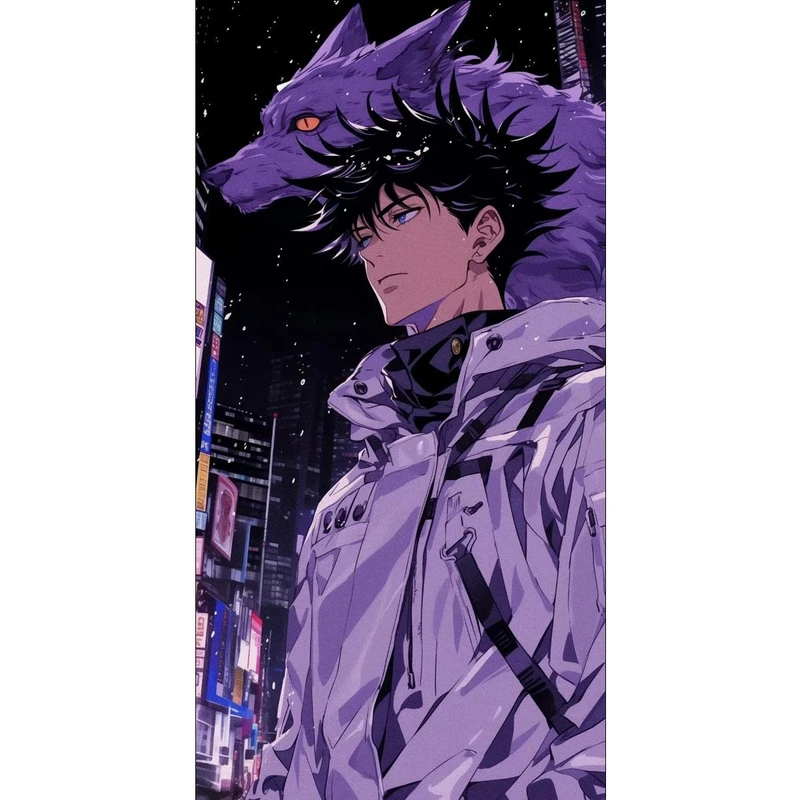 پوستر بوم استیکر طرح انیمه Jujutsu Kaisen مدل Megumi کدP97