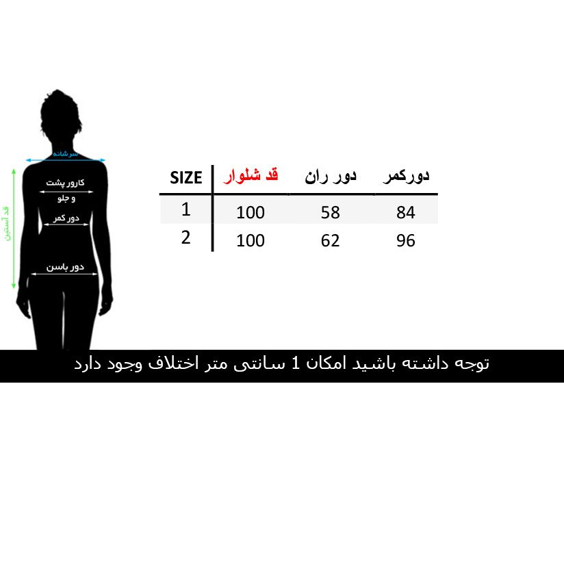ست 3 تکه لباس زنانه السانا مدل روژیار کد 82801 -  - 9