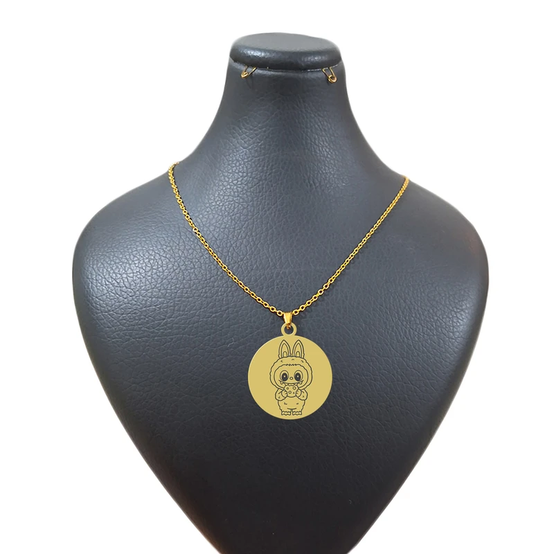 گردنبند هایکا طرح شخصیت کارتونی لبوبو کد ja.h 199