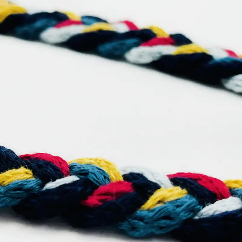 ست کلاه و شال گردن و ساق دست بافتنی بچگانه تارتن مدل 65024 رنگ سرمه ای