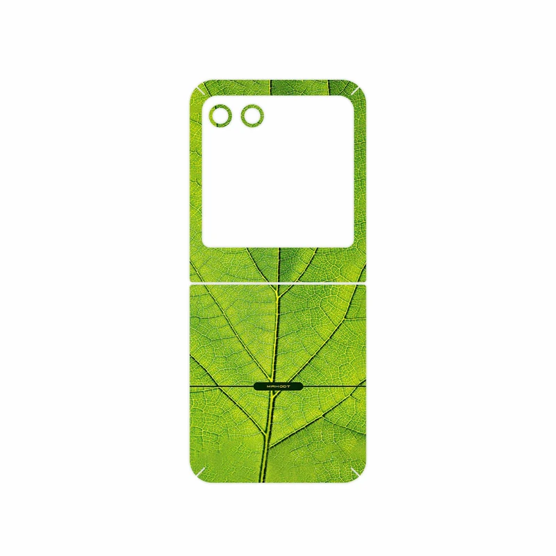 برچسب پوششی ماهوت مدل Leaf_Texture مناسب برای گوشی موبایل موتورولا Razr 40 Ultra