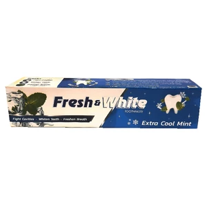 خمیر دندان فرش اند وایت مدل EXTRA COOL MINT حجم 160 میلی لیتر