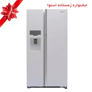 یخچال و فریزر ساید بای ساید 32 فوت اسنوا مدل S1Di-M200-W