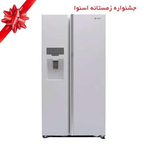 یخچال و فریزر ساید بای ساید 32 فوت اسنوا مدل S1Di-M200-W