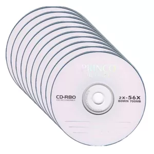 سی دی خام پرینکو مدل CD-R بسته 10 عددی 