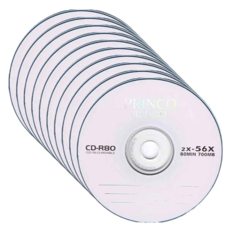 سی دی خام پرینکو مدل CD-R بسته 10 عددی