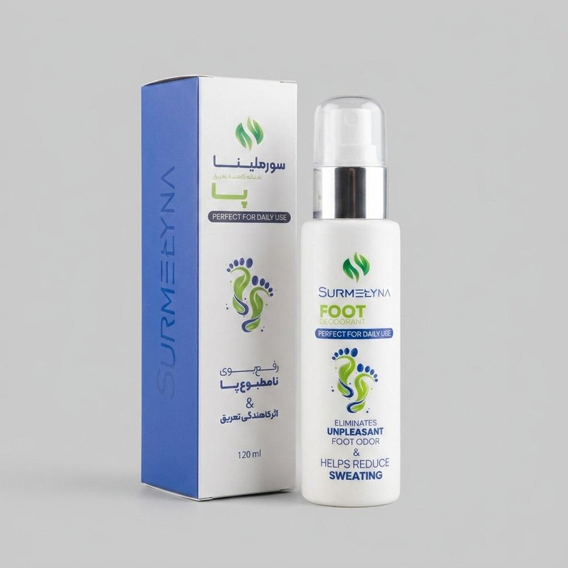 اسپری ضدبو و کاهنده تعریق پا سورملینا مدل Pure Feet حجم 120 میلی لیتر