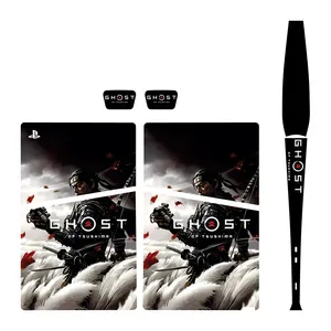  برچسب کنسول بازی پلی استیشن5 اسلیم دیجیتال توییجین وموییجین مدل Ghost of Tsushima 07 مجموعه6 عددی
