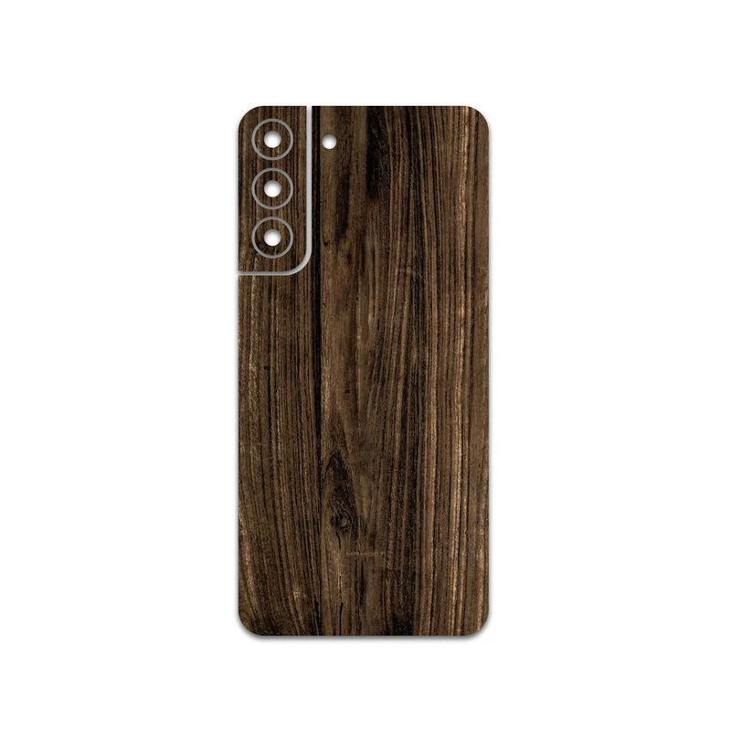 برچسب پوششی ماهوت مدل Dark-Walnut-Wood مناسب برای گوشی موبایل سامسونگ Galaxy S22 Plus 5G