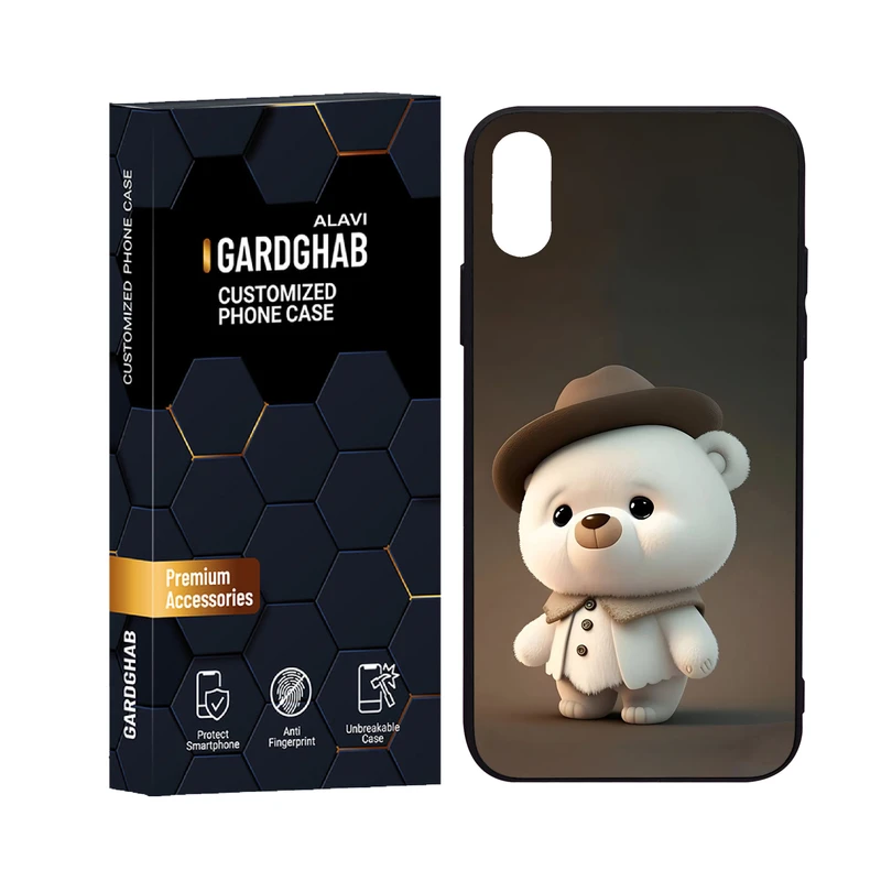 کاور گارد قاب علوی مدل دورژله کارتنی و انیمه  مناسب برای گوشی موبایل اپل iPhone X / XS