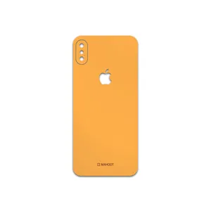MAHOOT Matte-Orange Cover Sticker for apple iPhone X