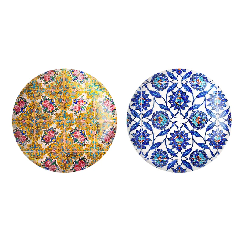 مگنت خندالو طرح کاشی کد 21562157 مجموعه 2 عددی
