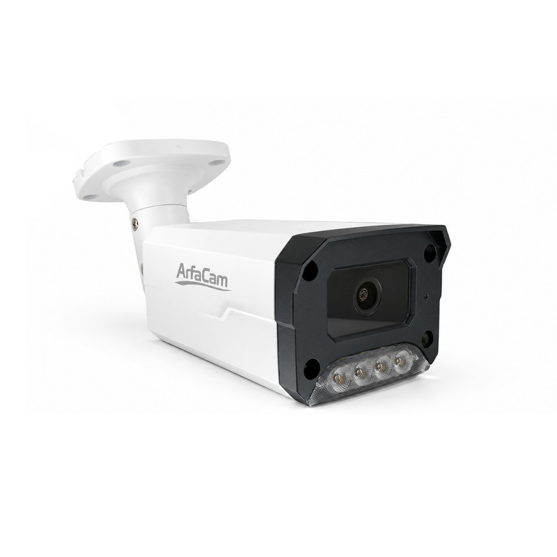 دوربین مداربسته تحت شبکه آرفاکم مدل ARI-S82BQFM-M با رزولوشن 4K UHD، دید در شب رنگی، قابلیت تشخیص چهره و استاندارد IP65