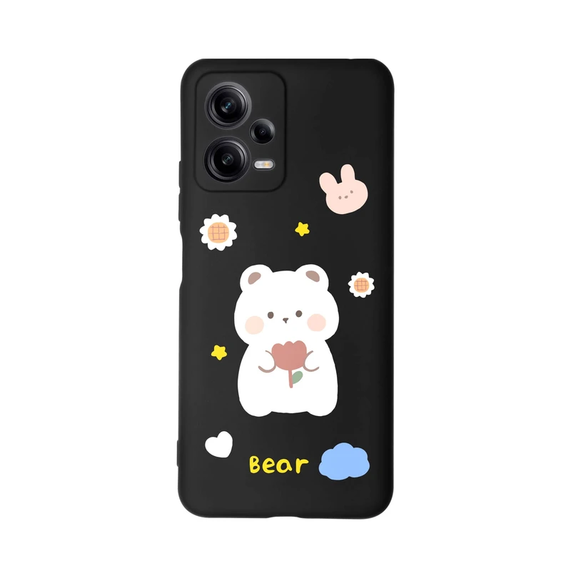 کاور قاب گارد طرح خرس کیوت کد t5480 مناسب برای گوشی موبایل شیائومی Redmi Note 12 Pro 5G
