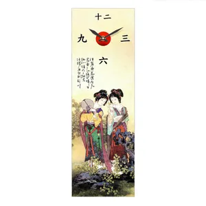 ساعت دیواری طرح نقاشی ژاپنی کد J06