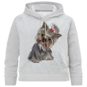 هودی دخترانه مدل سگ کد M 22