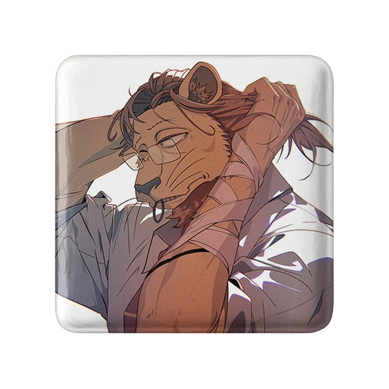 مگنت خندالو طرح ایبوکی انیمه بیستارز مدل مربعی کد 33436