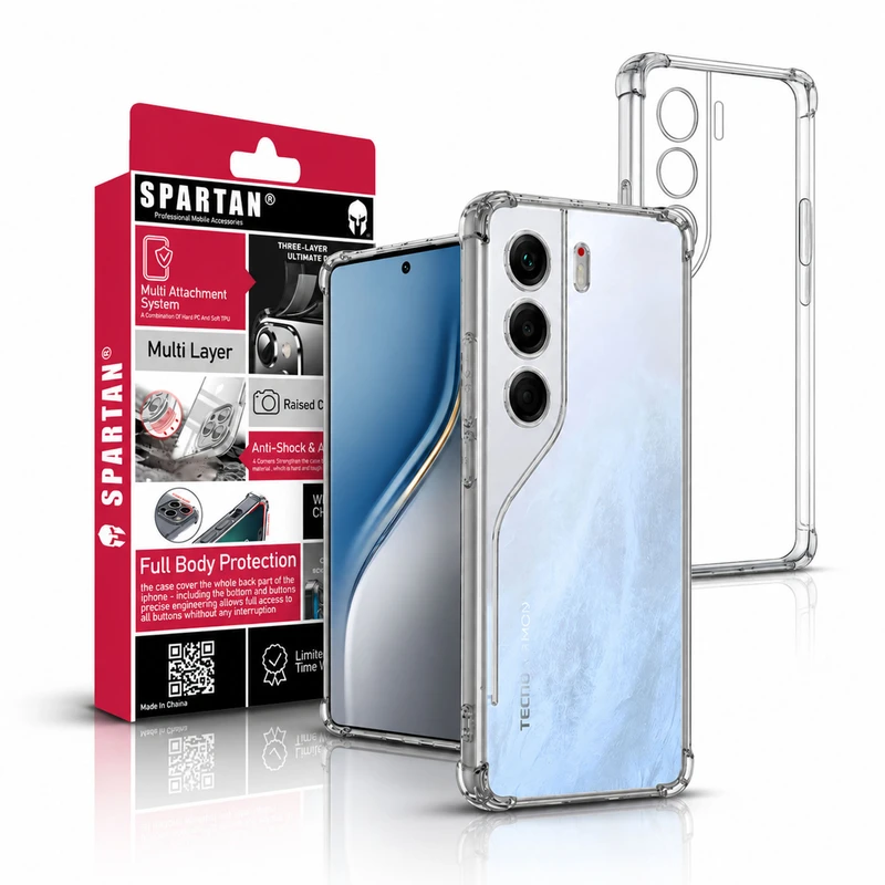 کاور اسپارتان مدل Airbag مناسب برای گوشی موبایل تکنو Camon 40