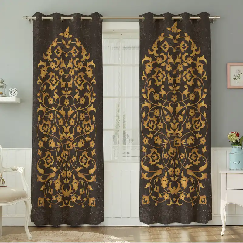 پرده نیروانا طرح مدرن مدل مخمل کد 8978 سایز 140×280 سانتی متر