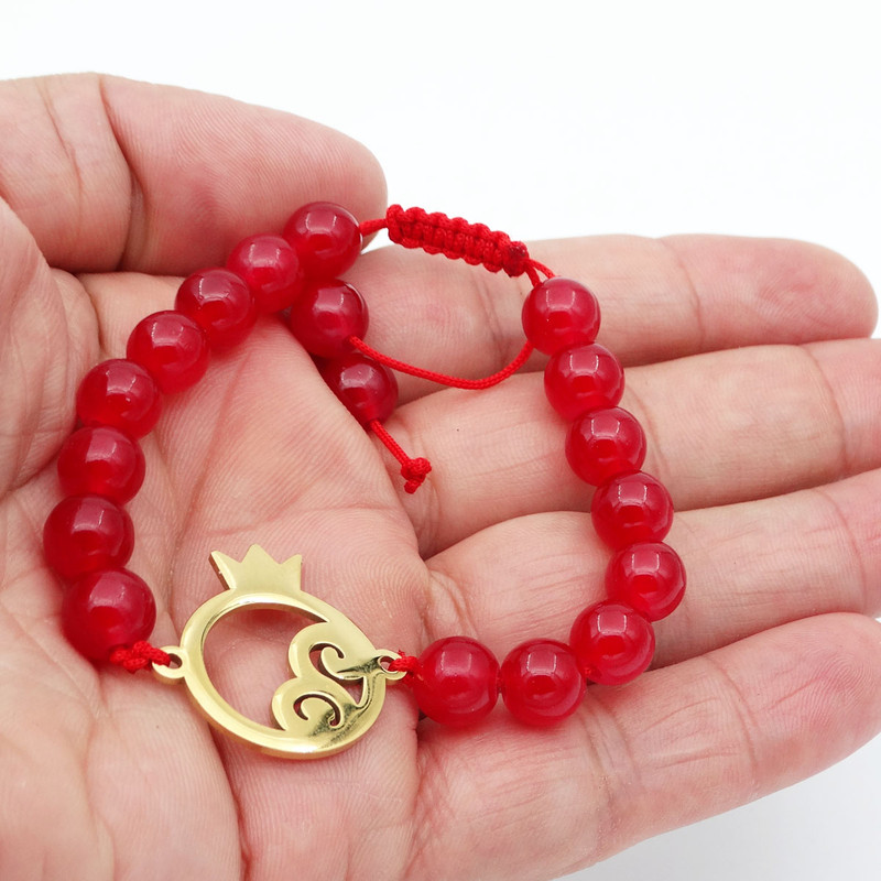 دستبند دخترانه مدل انار یلدا کد D 03