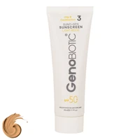 کرم ضدآفتاب رنگی ژنوبایوتیک SPF 50 مدل SUNO محافظ UVA ،UVB، مناسب پوست&zwnj;های چرب، حجم 50 میلی&zwnj;لیتر