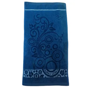  حوله دستی گل مریم طرح شاخ و برگ سایز 60 × 30 سانتی متر
