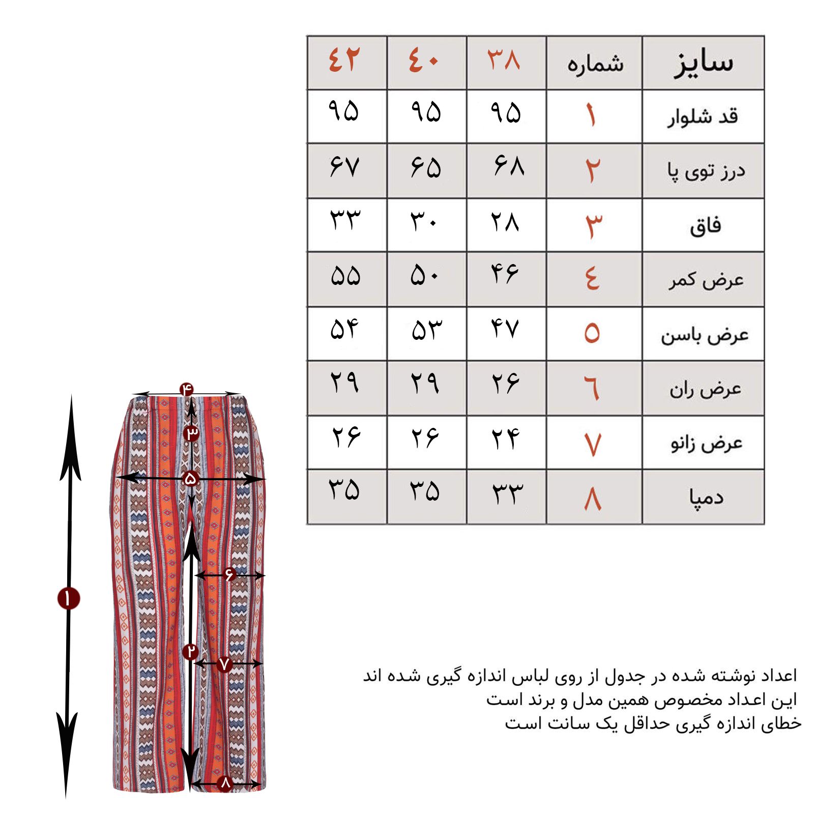 شلوار زنانه کد TS.NAR -  - 5