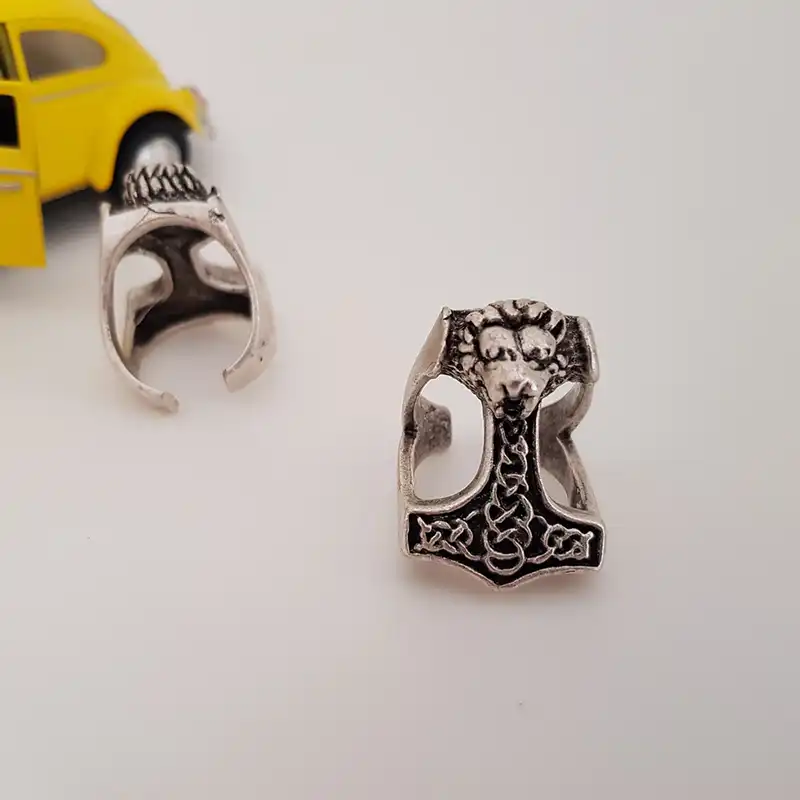 انگشتر مردانه طرح شیر کد a152