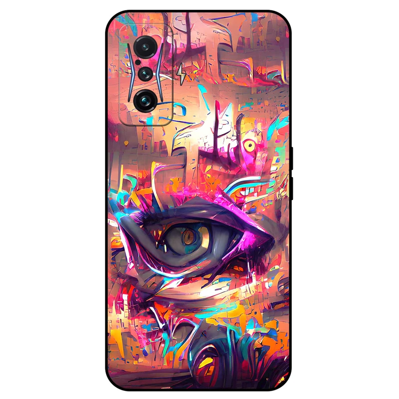 کاور مگافون طرح چشم مدل 2823 مناسب برای گوشی موبایل شیائومی Poco F4 GT  