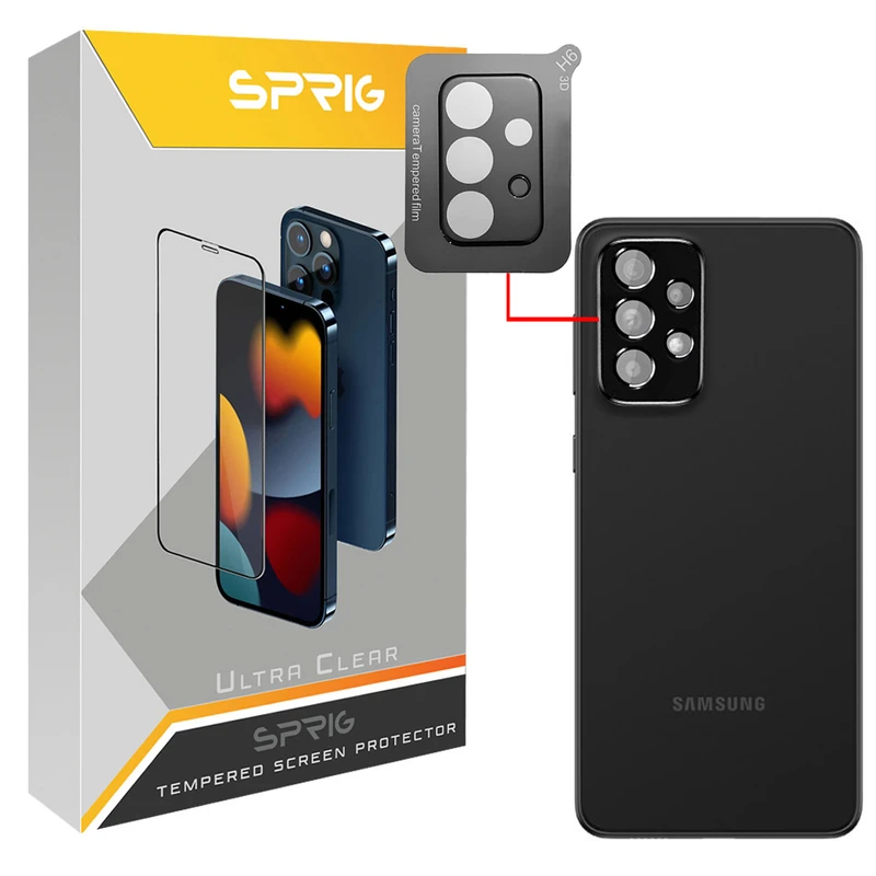 محافظ لنز دوربین سرامیکی اسپریگ مدل 3D-SP مناسب برای گوشی موبایل سامسونگ Galaxy A33 5G