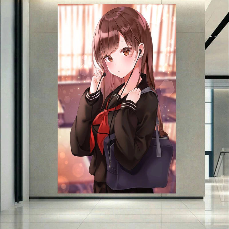 پوستر طرح انیمه مدل دختر کد AR23940