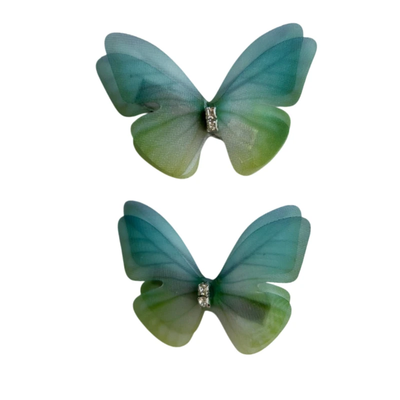 گیره مو زنانه مدل پروانه 4 مجموعه 2 عددی