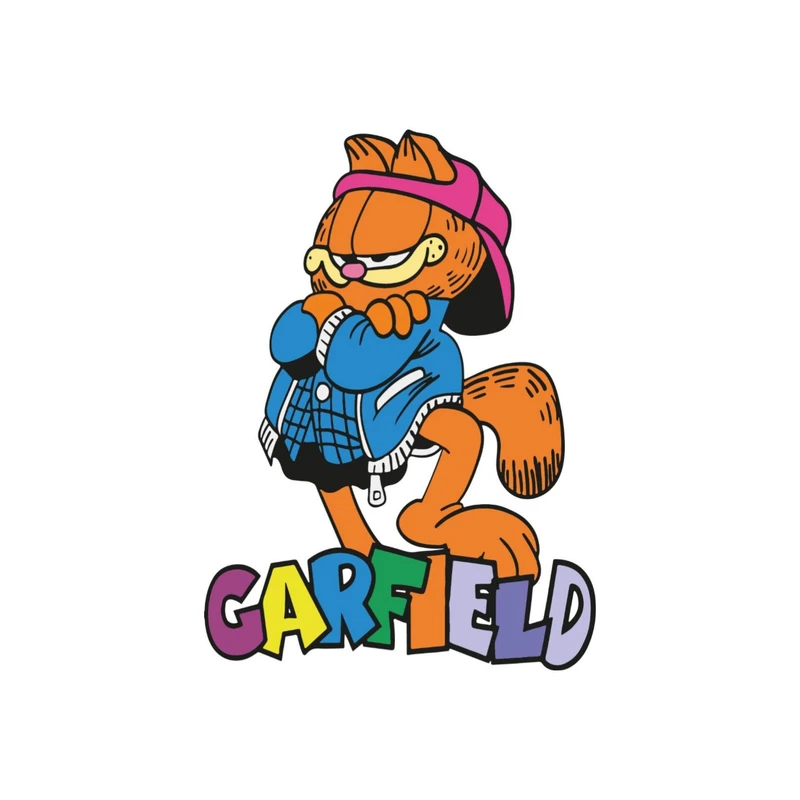 استیکر پارچه و لباس پاد آفرین مدل گارفیلد کد 562