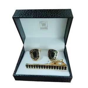 ست دکمه سردست و گیره کراوات مردانه مدل P50