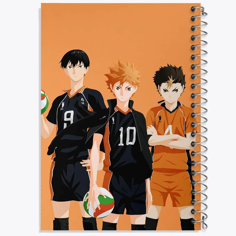 دفتر  برنامه ریزی 50 برگ خندالو طرح انیمه آبشار سرنوشت هایکیو کاگیاما کد 10088