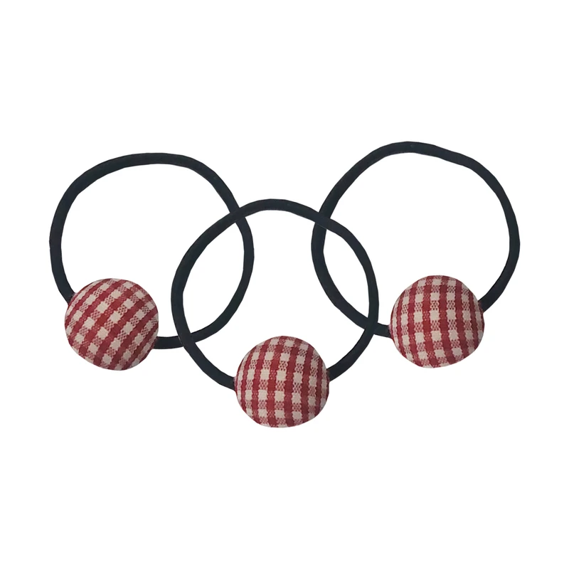 کش مو دخترانه طرح دایره کد 170199 بسته سه عددی