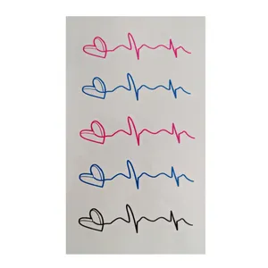 تتو موقت طرح ضربان قلب کد 84