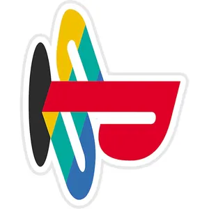 استیکر لپ تاپ طرح Playstation Coloured Logo  کد ST1451