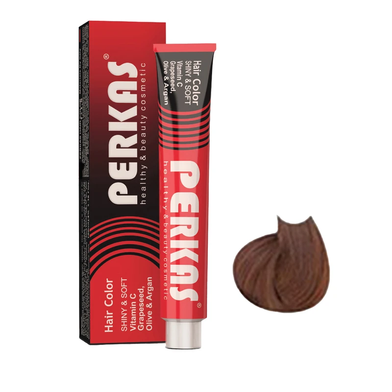 رنگ مو پرکاس شماره 7.37 حجم 100 میلی‌لیتر رنگ بلوند عسلی متوسط