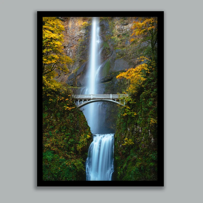 تابلو مدل طبیعت طرح آبشار کد LA-G10343