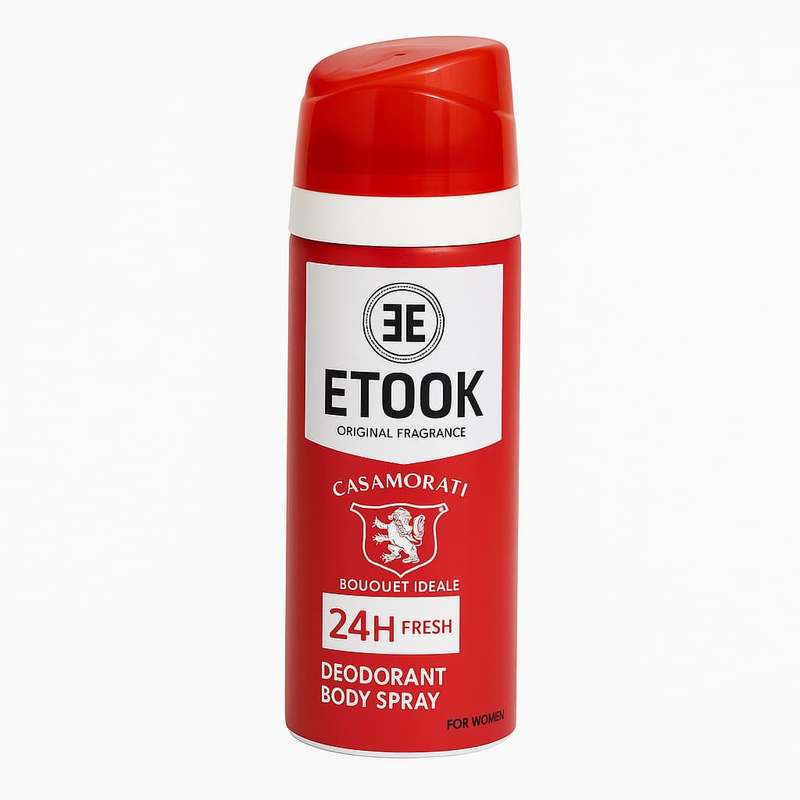 اسپری بدن زنانه اتوک مدل کازموراتی بوکت حجم 200 میلی لیتر