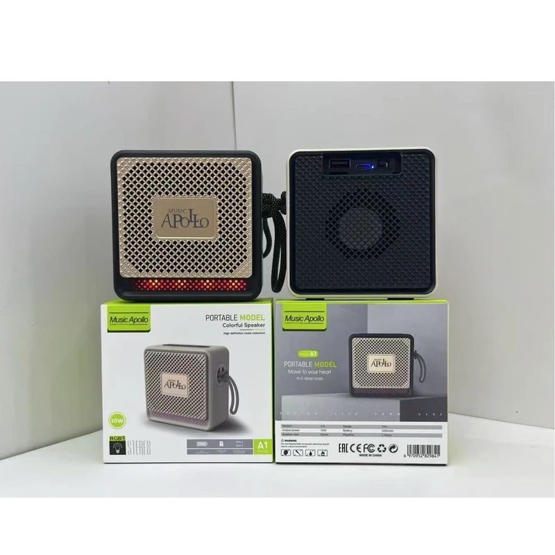 عکس شماره 14 : اسپیکر بلوتوثی قابل حمل موزیک آپولو مدل gena1