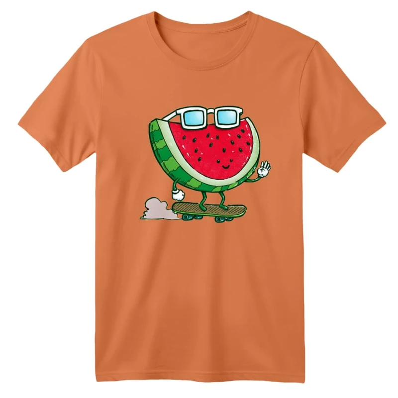 تی شرت آستین کوتاه بچگانه مدل هندوانه یلدایی کد 3