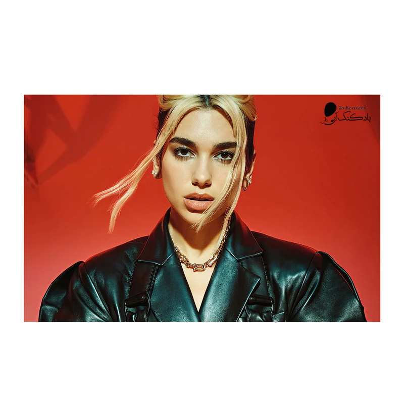 پوستر دیواری بادکنک آبی طرح Dualipa مدل D1