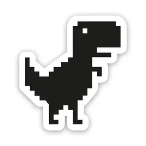 استیکر لپ تاپ رایسان طرح  Internet Dinosaur کد SL003