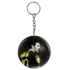 جاکلیدی طرح بازیکن فوتبال لیونل مسی بارسلونا اسپانیا مدل S4358 